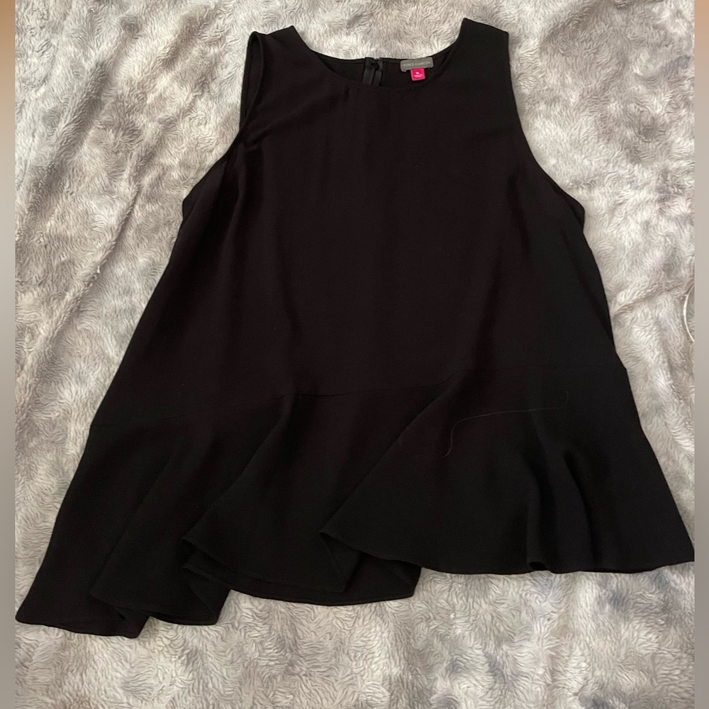 Vince Camuto XL asymmetrical hem black blouse / top ✨XL✨